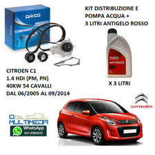 Kit distribuzione pompa acqua - distribuzione,