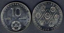 DDR 10 Mark 1975 20th