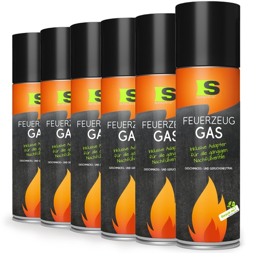 Spraytive 6x500ml xxl gas - 6x500ml,