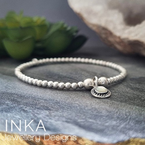 Bracciale boho charm - boho, argento