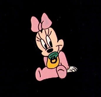 Baby minnie mouse con - mouse,