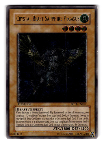 Yugioh crystal beast sapphire - crystal,