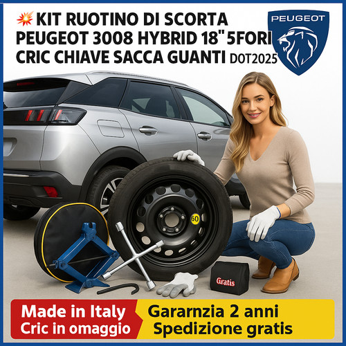 Kit ruotino scorta - 💥kit,