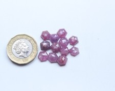 Pietra preziosa zaffiro naturale taglio a gradini cabina sfaccettata pietra...