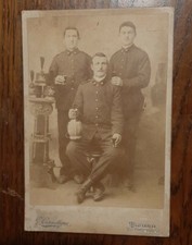 Antica  foto d'epoca su cartone  11 x 16 militari  uniforme Casalegno Torino 