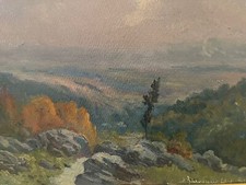 quadro olio  anno 1940 Firmato Ghivarello