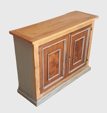 ANTICA VECCHIA CREDENZA LEGNO 110 P 36 H 80 CREDENZA 2 ANTE VINTAGE CREDENZINA