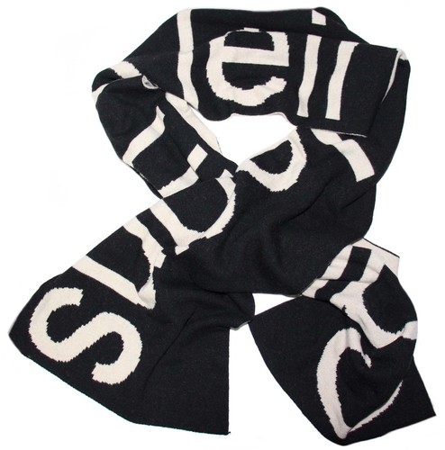 Sciarpa tessuto con logo - in,