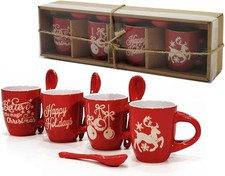 Set 4 Tazzine da Caffe Tazze 8