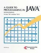 A Guide to Programming Java