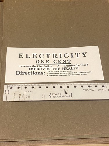 Elettricità centesimo - 1,
