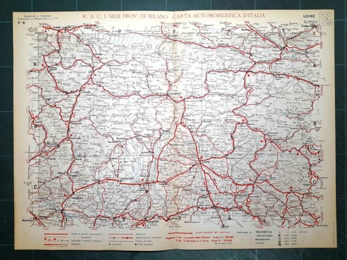 Carta geografica stradale