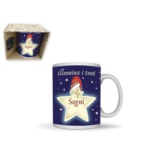 TAZZA Natale in ceramica con