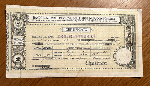 Certificato banco nazionale - certificato,
