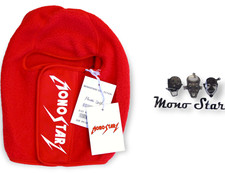 MONO STARZ "LIFESTYLE" PASSAMONTAGNA MOTO SCI NEVE MASCHERA Rosso 11 Retro Ciliegia