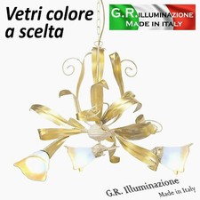 LAMPADARIO IN FERRO BATTUTO 3