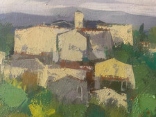 Olio su tela Paesaggio toscano