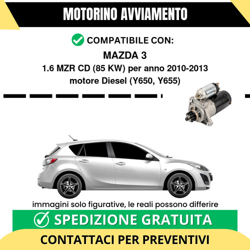 Motorino avviamento mazda - motorino,