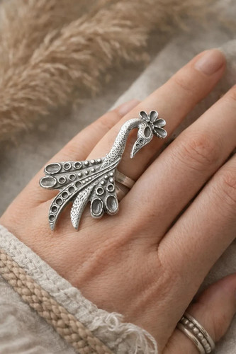 Anello pavone - anello,