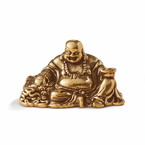 Buddha che ride ottone - buddha,
