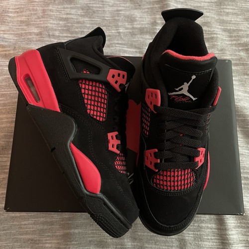 Nike air jordan black red - 4,