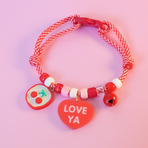 Collana con ciondolo perline
