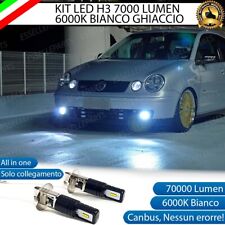 KIT LED H3 VW POLO 9N PRE-RESTYLING CANBUS 7000 LM 6000K FENDINEBBIA ALL IN ONE