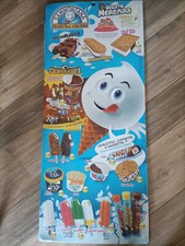 Cartello Pubblicitario di latta listino Sammontana gelati 2010 vintage