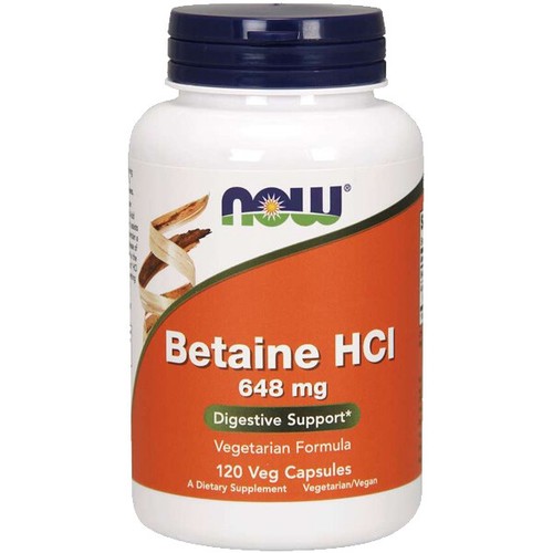 Now foods betaina hcl 648mg - now,