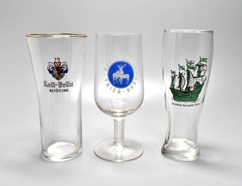 Vintage beer glasses - vintage,