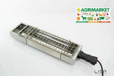 eBBQ LISA canalina ELETTRICA fornacella 1800 W per arrosticini - ACCIAIO INOX