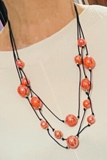 collana multifilo ceramica