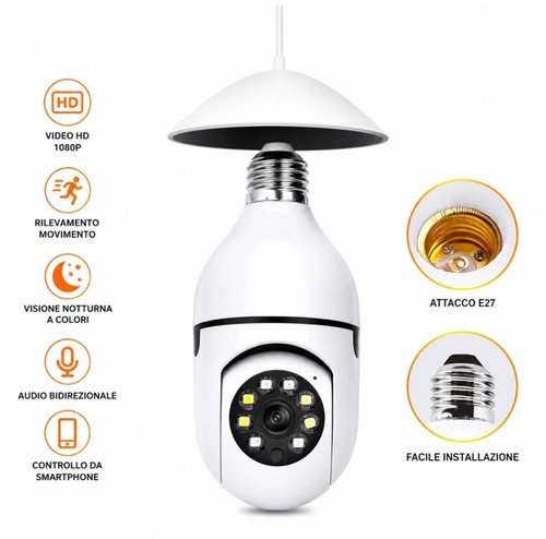 Telecamera forma lampadina - a,