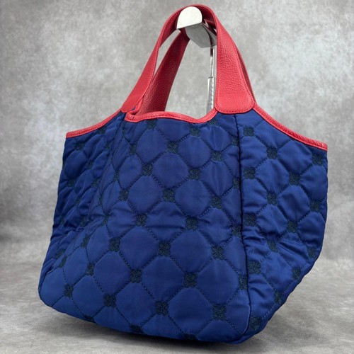 Borsa cruciani trapuntata blu - cruciani,