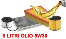 KIT 4 FILTRI TAGLIANDO OLIO 5W30 per FORD S-MAX 2.0 TDCI DAL 03-2010