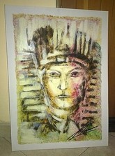 Quadri/Su Cartoncino"TIBERIANO MARILLI 50x70 CERTIFICATA 2016"Allievo Di Guttuso