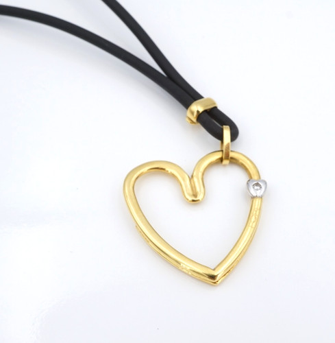 Collana con ciondolo cuore