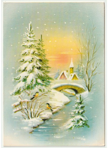 1979 paesaggio innevato fiume