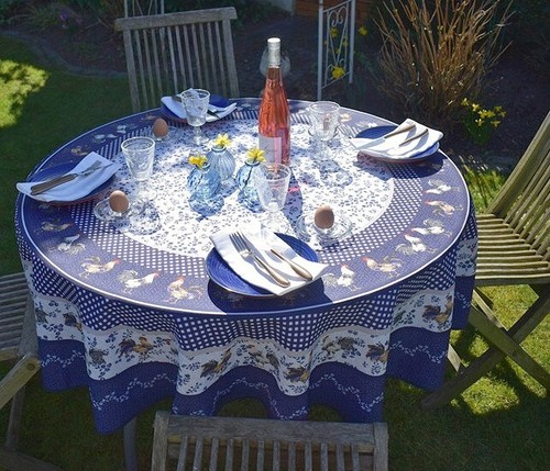 Non strip round tablecloth - non-strip, 180