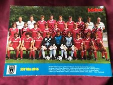 SSV ULM-Poster 83/84-7xhandsigniert-Autogramme-Berti/Krannich/Assion/Hauck/Boley