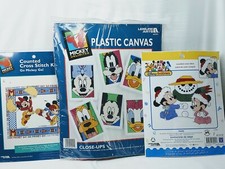 3 Disney Ultimate Leisure Arts collezione punto croce primi piani calcio bambini