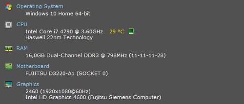 Intel 4790 6ghz socket - 3.6ghz,