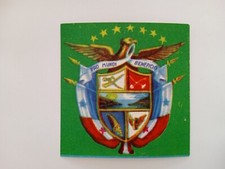 FIGURINA STEMMI E BANDIERE ED. LAMPO 1951 PANAMA n 242 DA RECUPERO