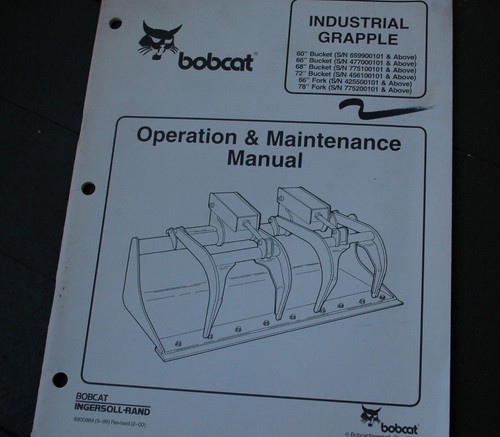 Bobcat 72 in - 60, grapple