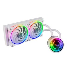 Akasa Soho 240 Dawn Edition 240Mm Argb Liquid Cpu Cooler Rgb Controller Doppia Ruota