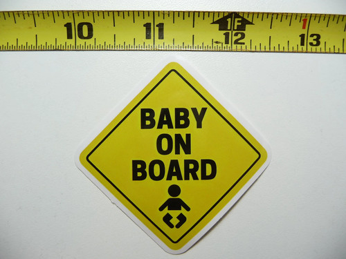 Attenzione bambino bordo - a,