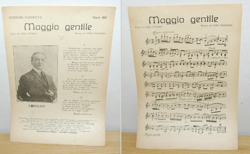 Spartito maggio gentile urso - gentile, d'urso