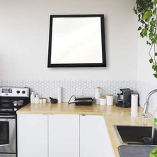 Specchio Quadrato Con Cornice In Acrilico - Lucido