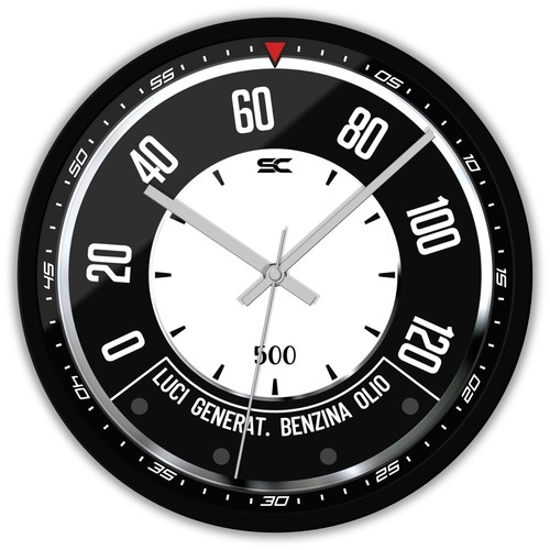 Orologio parete nero 30cm - orologio, da