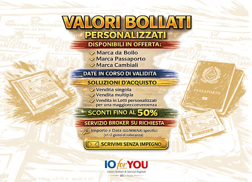 Valori bollati personalizzati - valori,